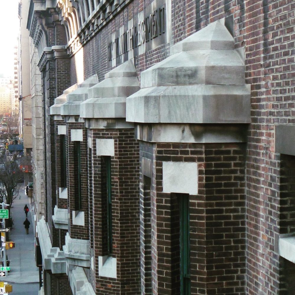 69th Regiment Armory Facade Close-up