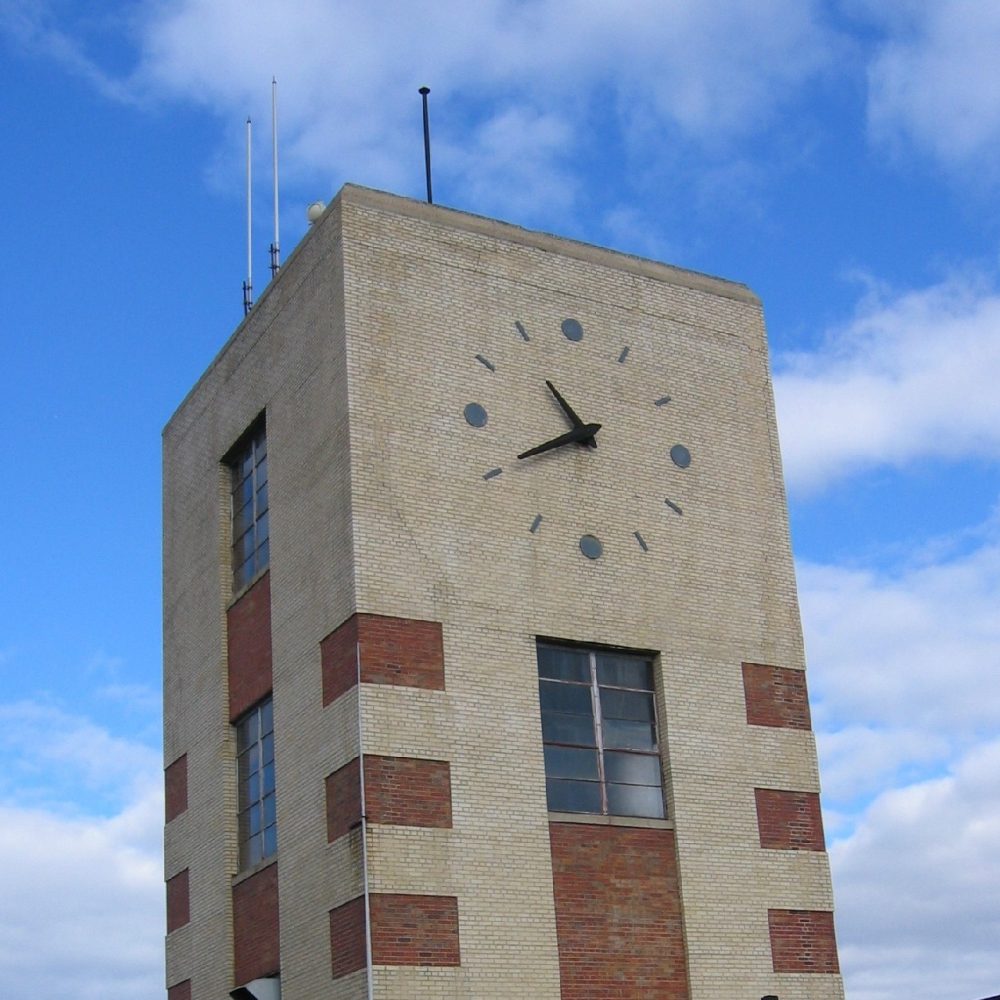 Schering Plough clock tower