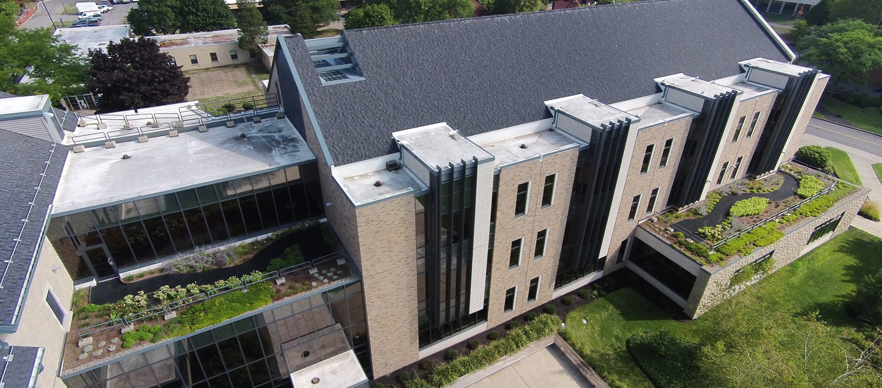 Elevation view of Niagara University Academic Complex