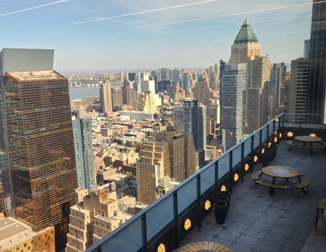 New roof terrace in New York City