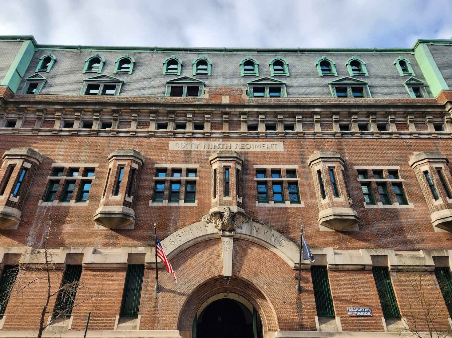 69th Regiment Armory East Facade