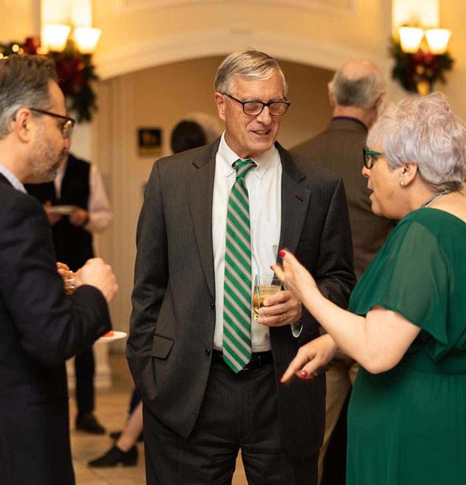 Russ Sanders, Avi Kamrat, and Gina Calabro at the 2023 AIA Connecticut Awards Gala