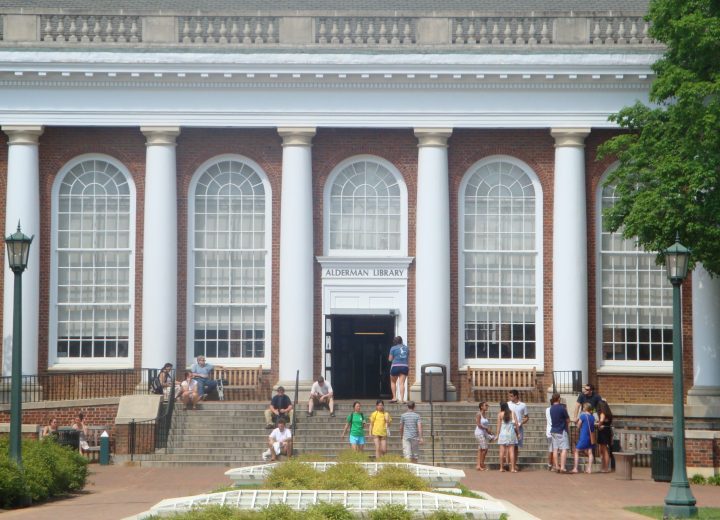 Alderman Library at the University of Virginia