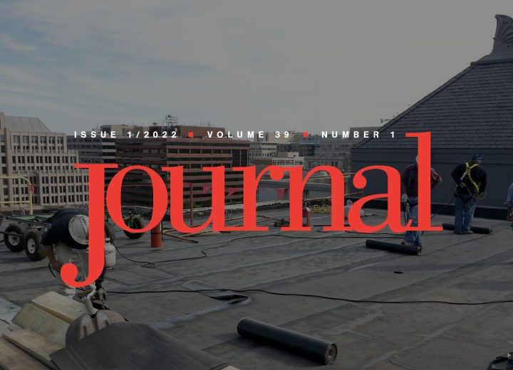 Journal Issue 01/2022 Volume 39 Number 1