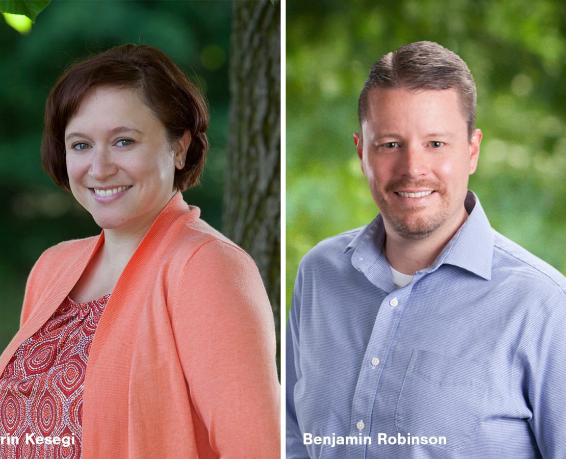 Erin Kesegi and Ben Robinson