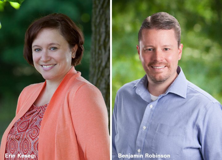 Erin Kesegi and Ben Robinson