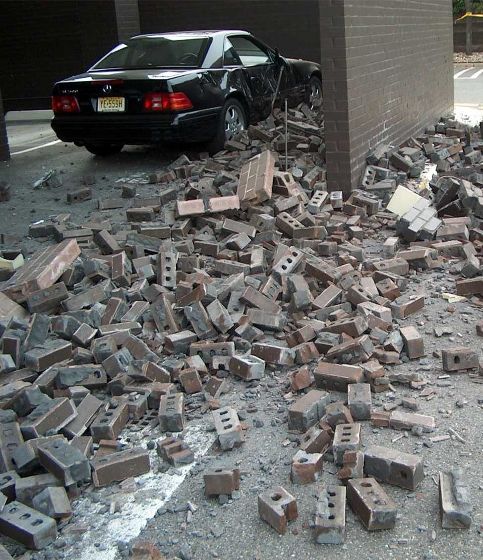 Pile of bricks