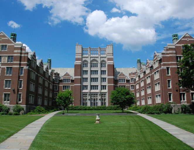 Facade of Wellesley College Residence Hall