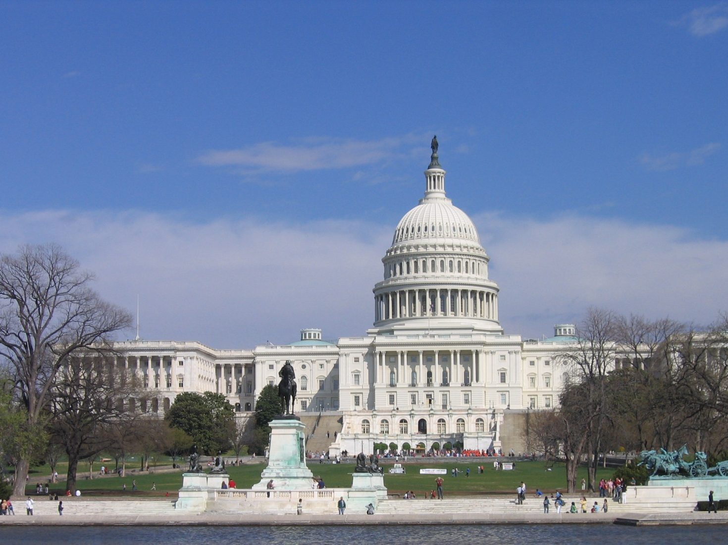 United States Capitol in Washington DC, courtesy Andrew Bossi, Wikimedia Commons