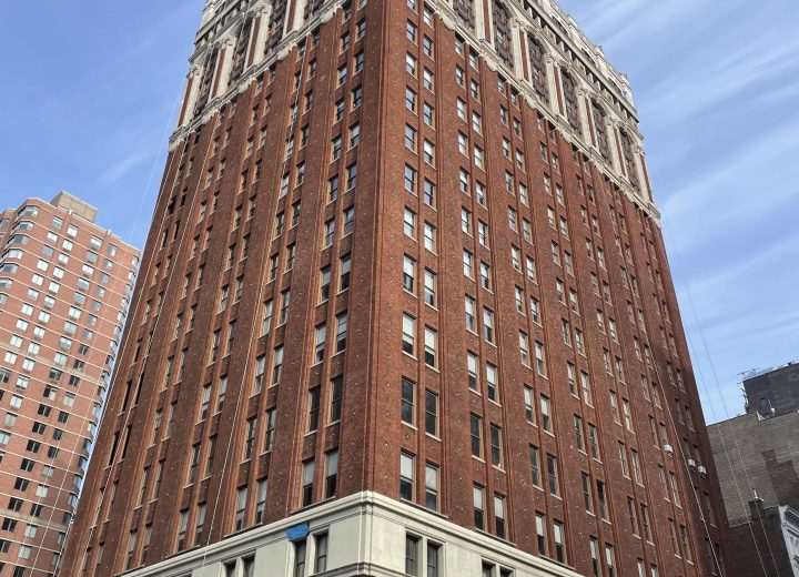 The historic Masonic Hall NYC underwent a multi-year, multi-phase, comprehensive masonry facade rehabilitation project.