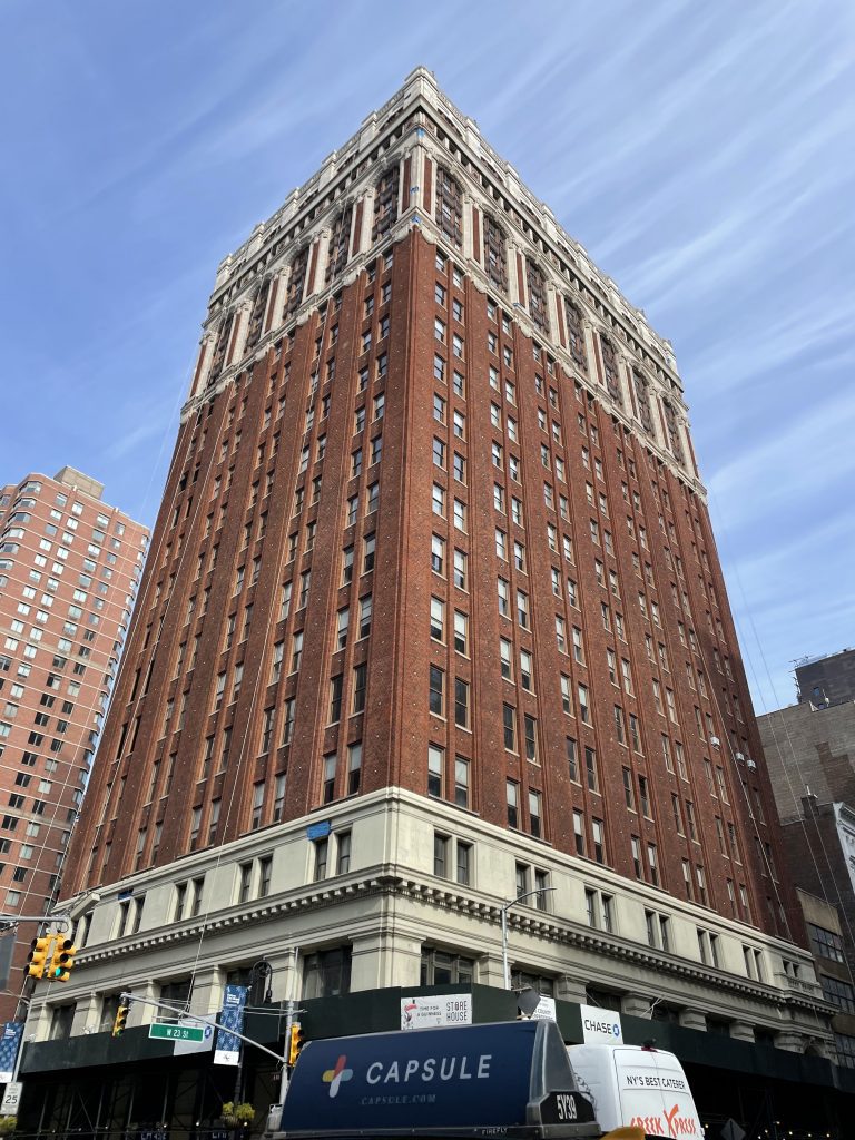 The historic Masonic Hall NYC underwent a multi-year, multi-phase, comprehensive masonry facade rehabilitation project.