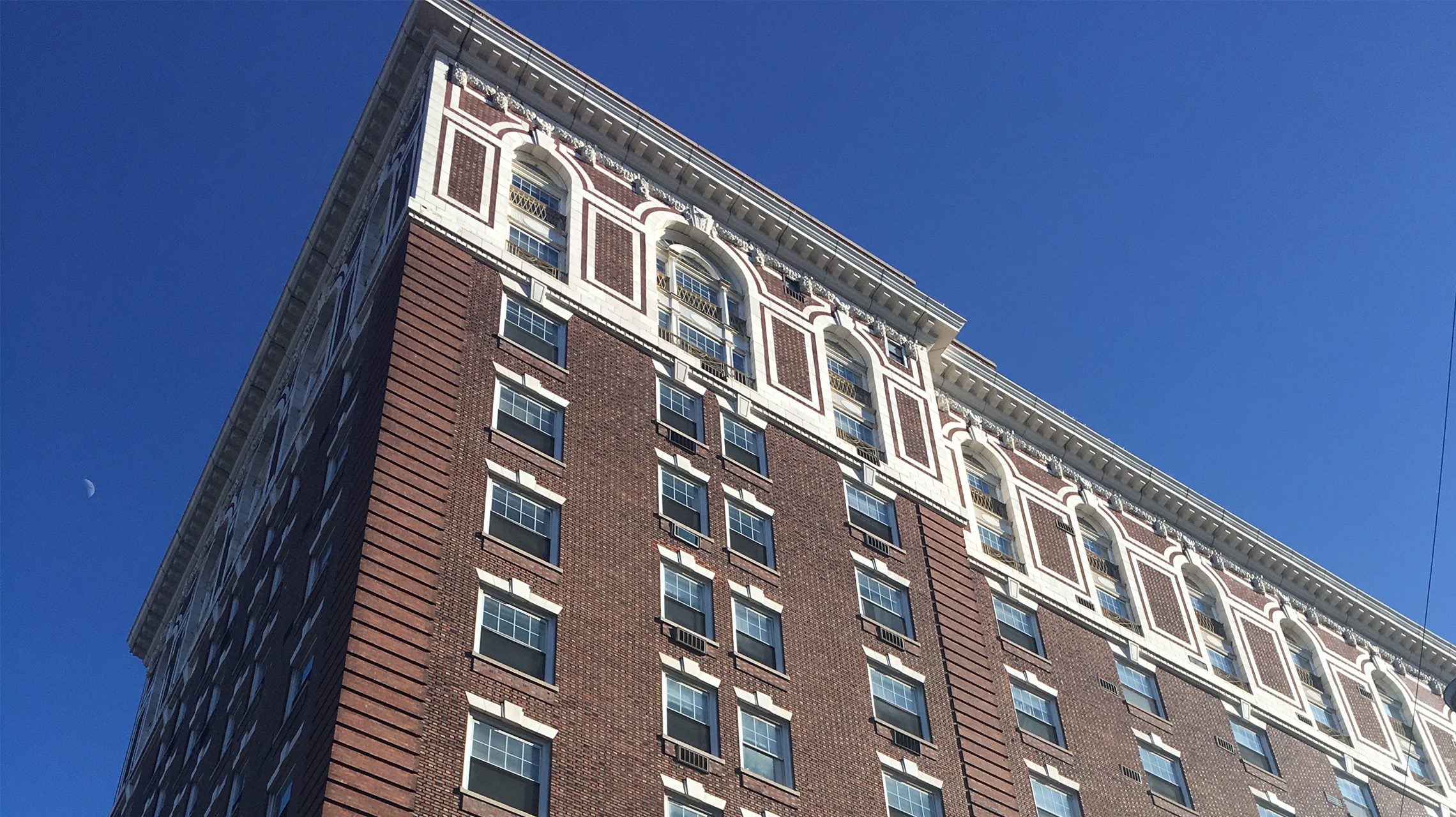 The Taft Apartments in New Haven following terra cotta restoration