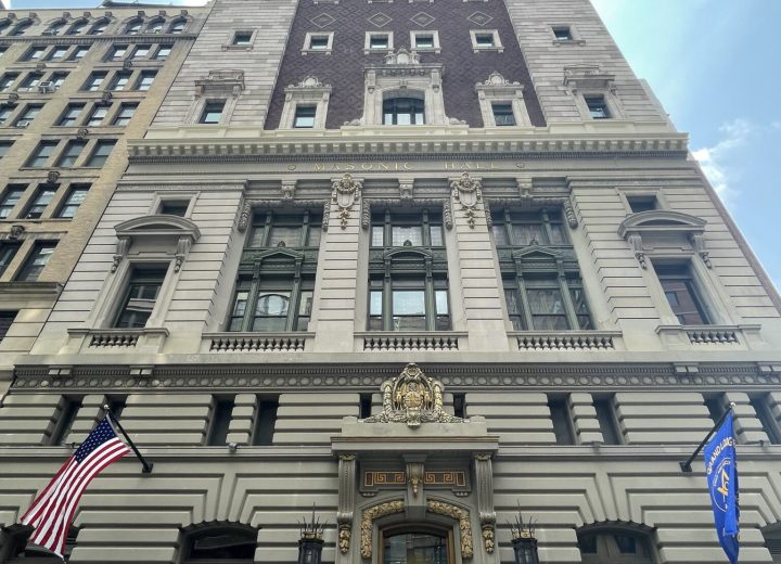 Masonic Hall NYC north facade after rehabilitation