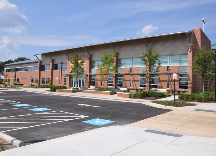 Reston Bible Church completed facade