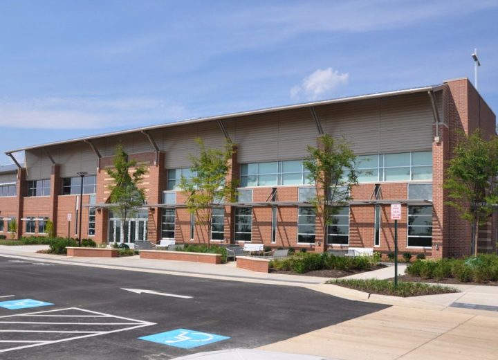 Reston Bible Church completed facade