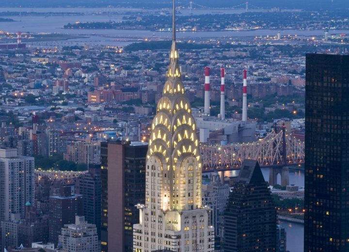 The Chrysler building in NYC