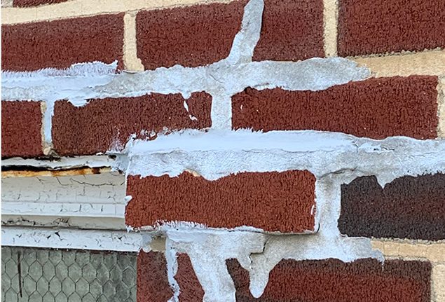 Brick wall repairs
