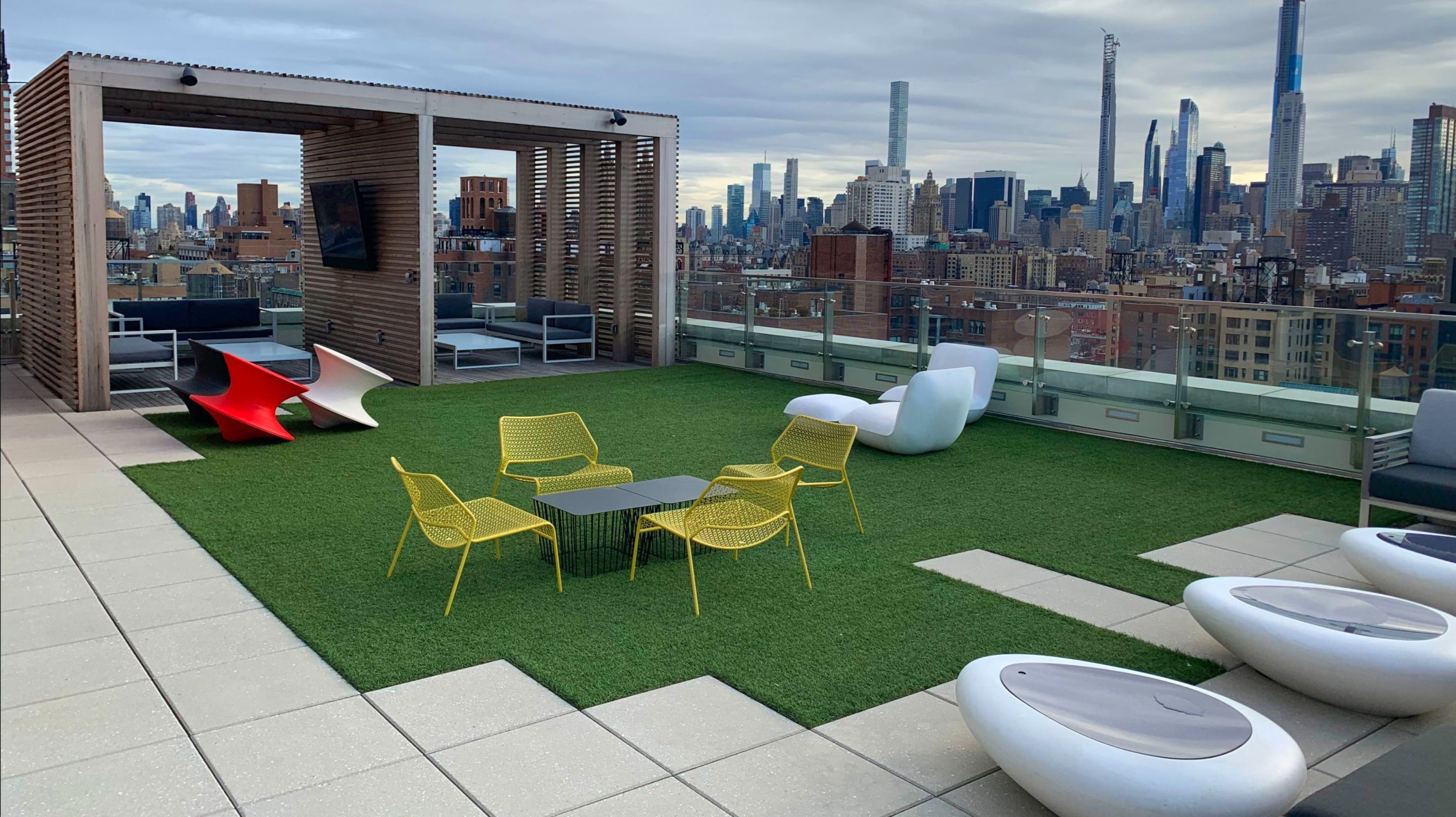 Rooftop playscape 