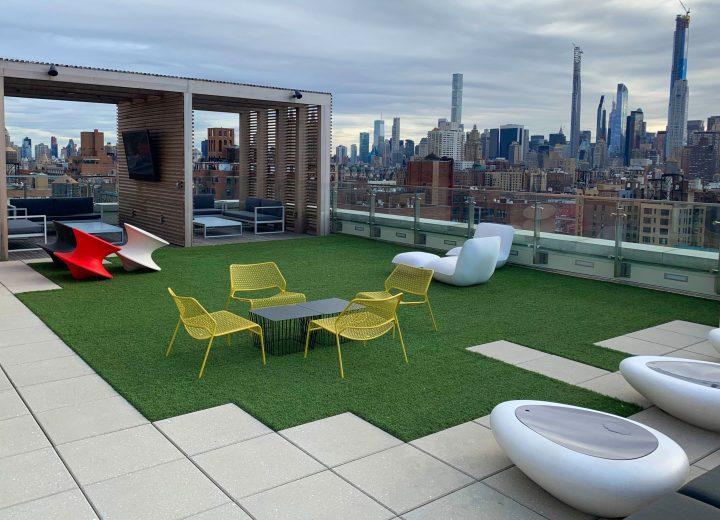 Rooftop playscape