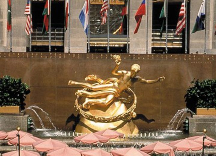 Rockefeller Center Complex fountain